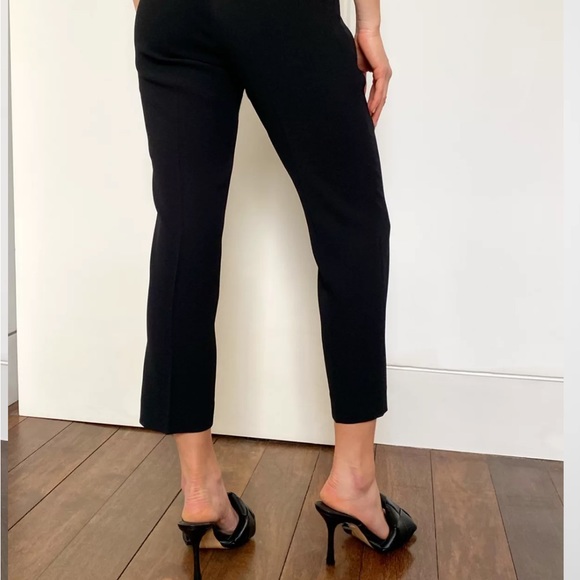 Aritzia Babaton Cohen Pant pleated with pockets and elastic back. Black size 8 - Picture 13 of 16